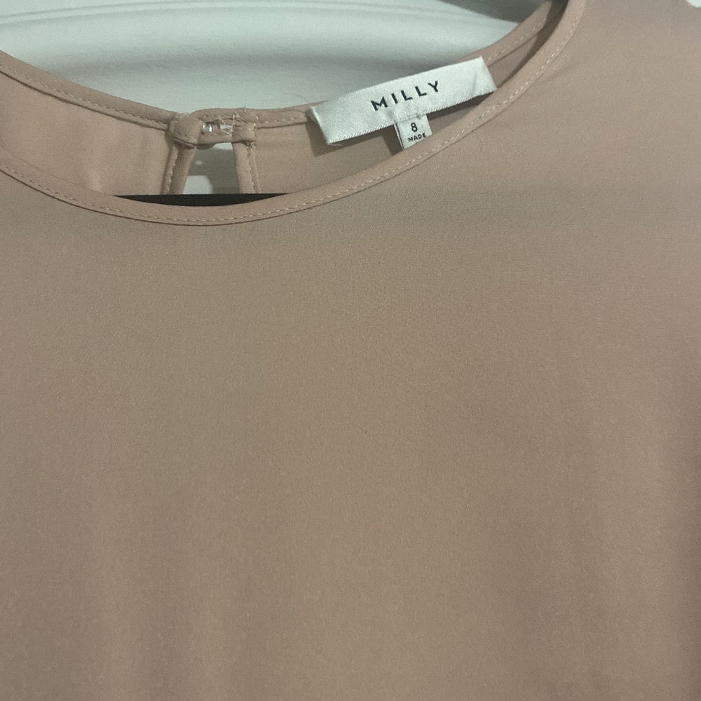 Milly blush pink blouse